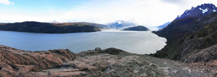 Chili Patagonie Torres del Paine Lac Grey Ekla